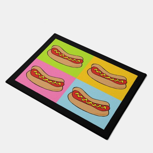 Warmtehonden ontwerp-slaapmutatie deurmat (Schuin)