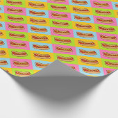 Warmtehonden ontwerpen verpakkingspapier cadeaupapier (Hoek)