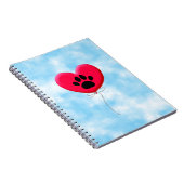 Warmtekaartballon met een dubbele wand notitieboek (Rechterzijde)