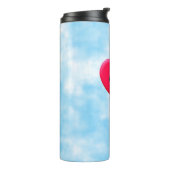 Warmtekaartballon met een dubbele wand thermosbeker (Gedraaid links)