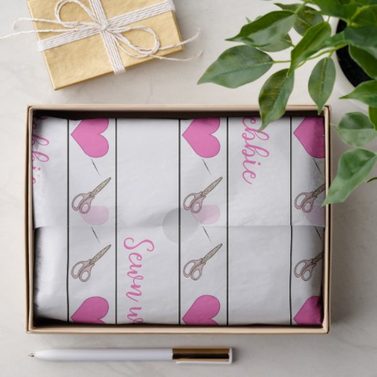 Warmtenaai met aangepaste diepte tissuepapier (Geschenk)