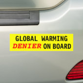Warmteopwekker aan boord bumpersticker (Op auto)