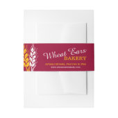 Warmteoren, gebak, van bakkeramische banketbakkers uitnodigingen wikkel (Voorkant Voorbeeld)