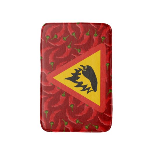 Warmtepepergevarenbord Badmat (Voorkant Verticaal)