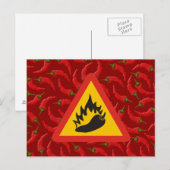 Warmtepepergevarenbord Briefkaart (Voorkant / Achterkant)