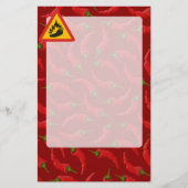 Warmtepepergevarenbord Briefpapier (Voorkant)