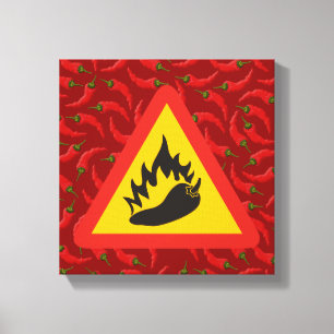 Warmtepepergevarenbord Canvas Afdruk