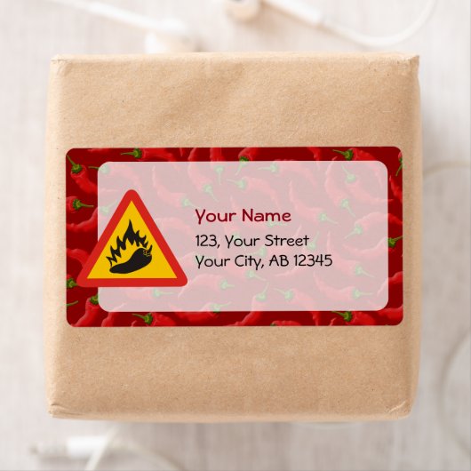 Warmtepepergevarenbord Etiket (Insitu)