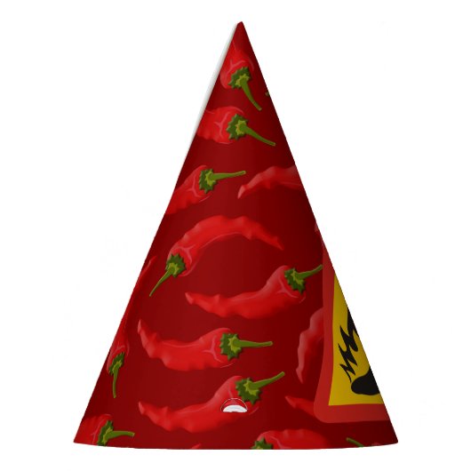 Warmtepepergevarenbord Feesthoedjes (Links)