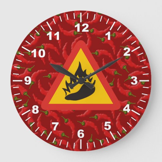 Warmtepepergevarenbord Grote Klok (Voorkant)
