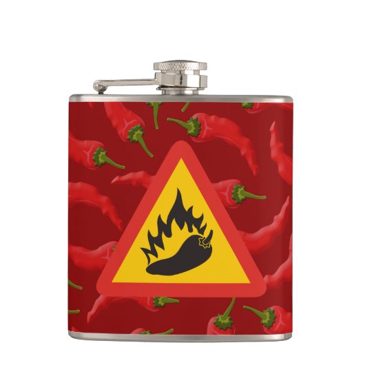 Warmtepepergevarenbord Heupfles (Voorkant)
