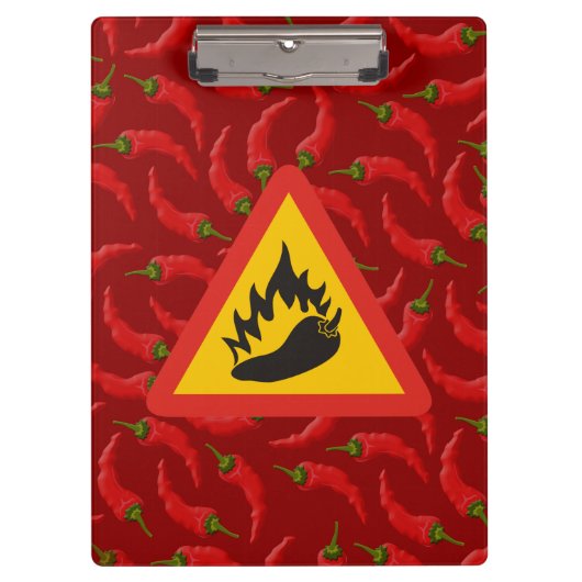 Warmtepepergevarenbord Klembord (Voorkant)