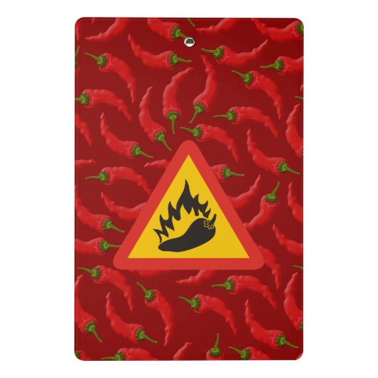 Warmtepepergevarenbord Mini Klembord (Achterkant)