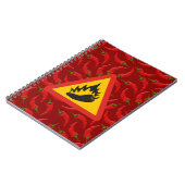 Warmtepepergevarenbord Notitieboek (Linkerzijde)