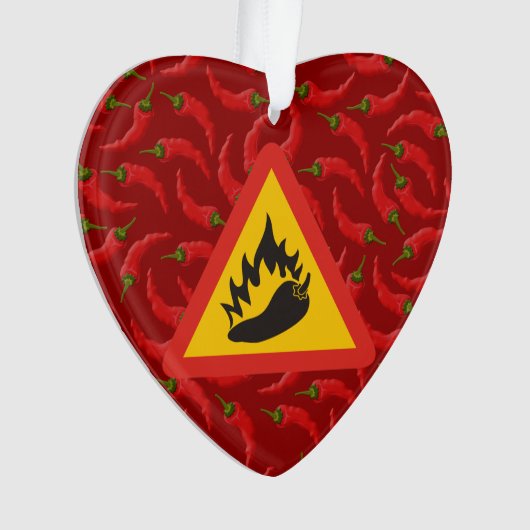 Warmtepepergevarenbord Ornament (voorkant)