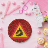 Warmtepepergevarenbord Papieren Bordje (Feest)