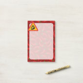 Warmtepepergevarenbord Post-it® Notes (Op bureau)