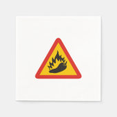 Warmtepepergevarenbord Servetten (Voorkant)