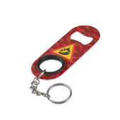 Warmtepepergevarenbord Sleutelhanger Flessenopener (Achterkant Gekanteld)