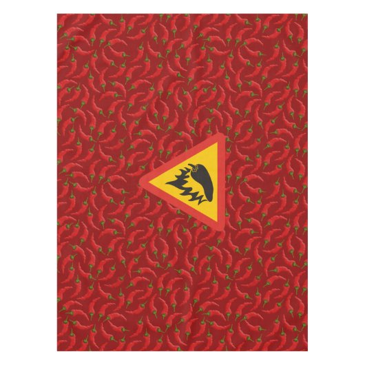 Warmtepepergevarenbord Tafelkleed (Voorkant)