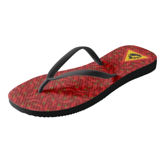 Warmtepepergevarenbord Teenslippers (Schuin)