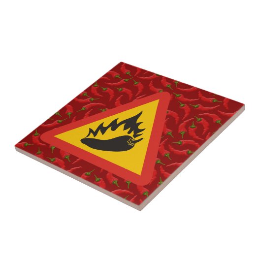 Warmtepepergevarenbord Tegeltje (Zijkant)