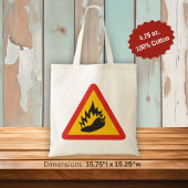 Warmtepepergevarenbord Tote Bag
