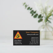 Warmtepepergevarenbord Visitekaartje (Staand voorkant)