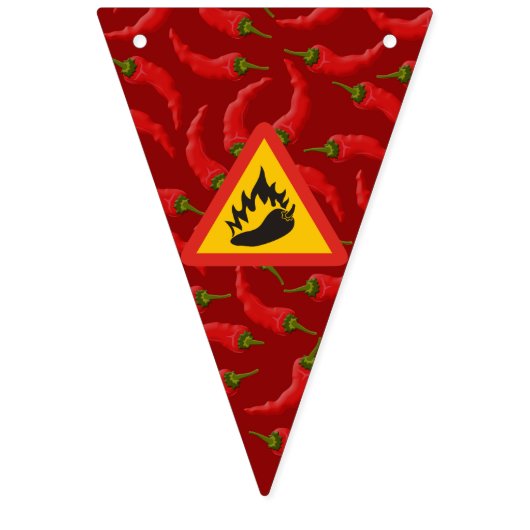 Warmtepepergevarenbord Vlaggetjes (Derde vlag)