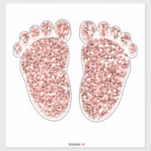 Warmtereflexologie massagetherapie met Baby Roos Sticker (Vel)