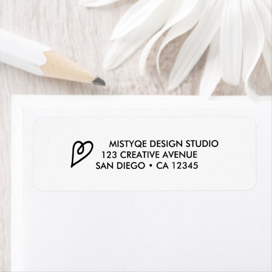 Warmteretouradreslabel Etiket (Insitu)