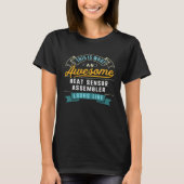 Warmtesensorassemblage Geweldige baan beroep T-shirt (Voorkant)
