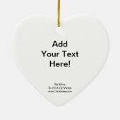 Warmtesieremornament van mijn Valentijn Keramisch Ornament (Achterkant)