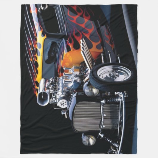 Warmtestaaf Fleece Deken (Voorkant)