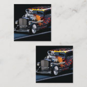 Warmtestaaf Vierkante Visitekaartje (Voorkant / Achterkant)