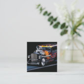 Warmtestaaf Vierkante Visitekaartje (Staand voorkant)