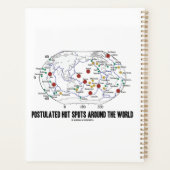 Warmtevlekken over de hele wereld planner (Achterkant)