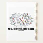 Warmtevlekken over de hele wereld planner (Achterkant)