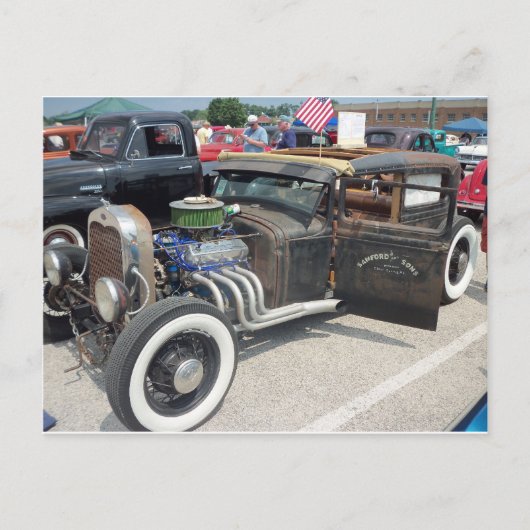 Warmteweg met laag profiel briefkaart (Voorkant)