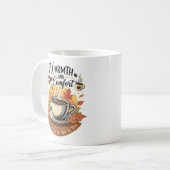 Warmth and Comfort - Cozy Autumn Coffee Koffiemok (Voorkant links)