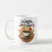 Warmth and Comfort - Cozy Autumn Coffee Koffiemok (Links)