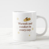 Warmth and Comfort | Cozy Christmas Mug  Grote Koffiekop (Rechts)