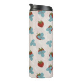 Warmwaterbeker met aardbeienspatjes thermosbeker (Geroteerd rechts)