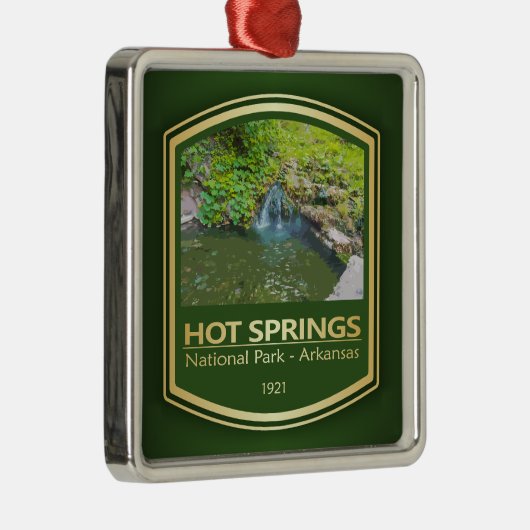 Warmwaterbronnen NP (PF1) Metalen Ornament (Rechts)