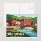 Warmwaterbronnen South Dakota Briefkaart (Voorkant / Achterkant)