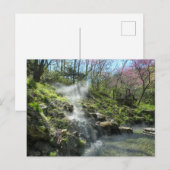 warmwatercascade briefkaart (Voorkant / Achterkant)