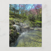 warmwatercascade briefkaart (Voorkant)