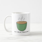 Warmwitte chocolade koffiemok (Links)