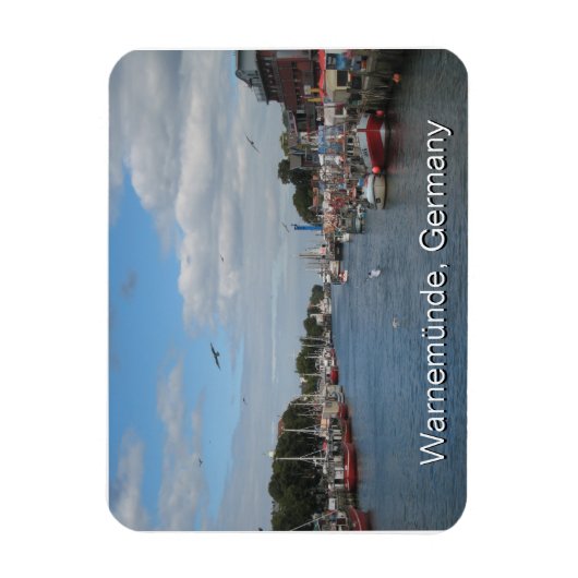 Warnemunde, Duitsland Magnet Magneet (Verticaal)