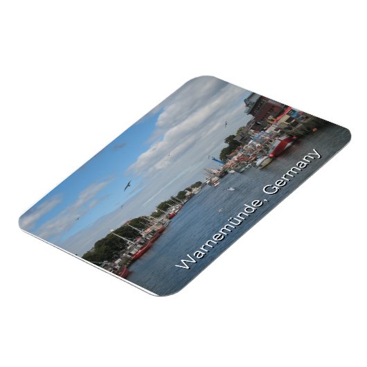 Warnemunde, Duitsland Magnet Magneet (Linkerzijde)